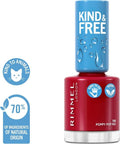 Shop Nail Polish Kind & Free Poppy Pop Red 156 Rimmel 10ml