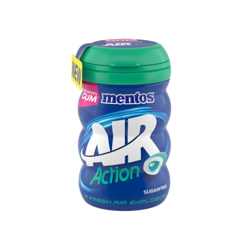 Mentos Chewing Gum Air Action Menthol & Eucalyptus Freshness 10 Pieces