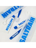 Saltrain Grey Salt Toothpaste Travel Kit, Blue Toothpaste & Toothbrush, 30g
