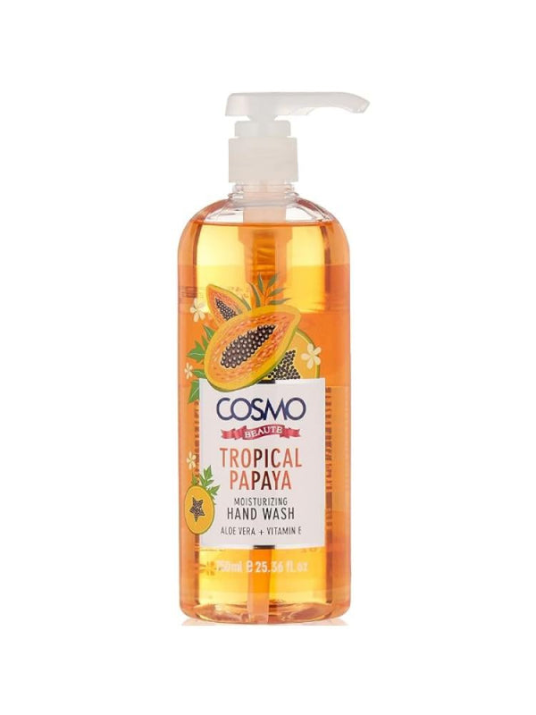 Liquid Hand Wash Tropical Papaya Moisturizing Cosmo 750ml