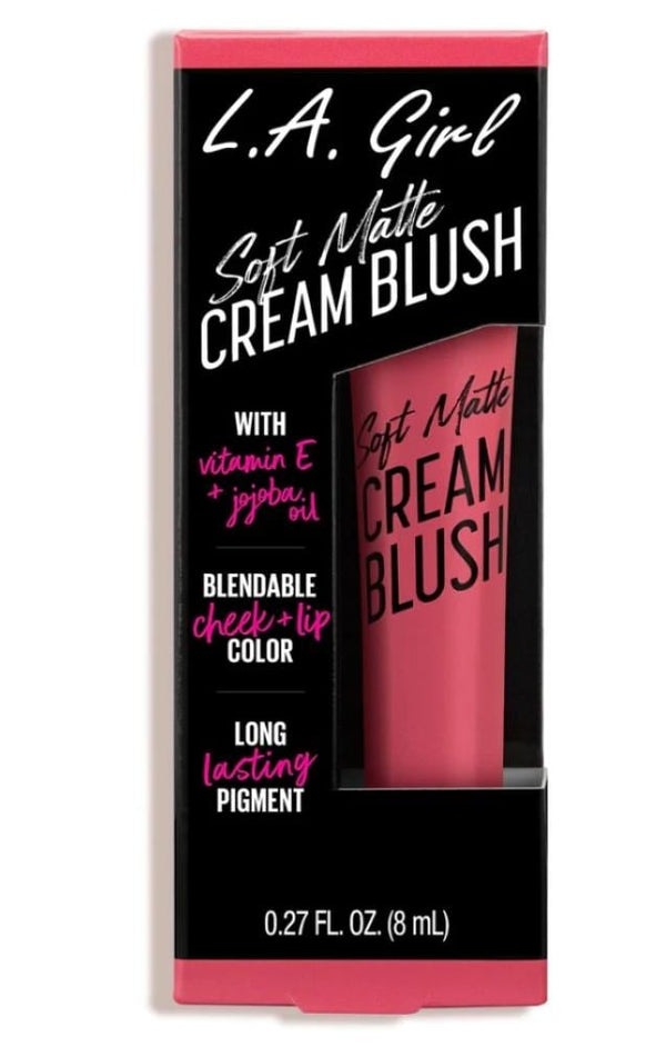 Soft Matte Creamy Blush Lightweight Non-Comedogenic Kiss Up L.A. Girl 10g