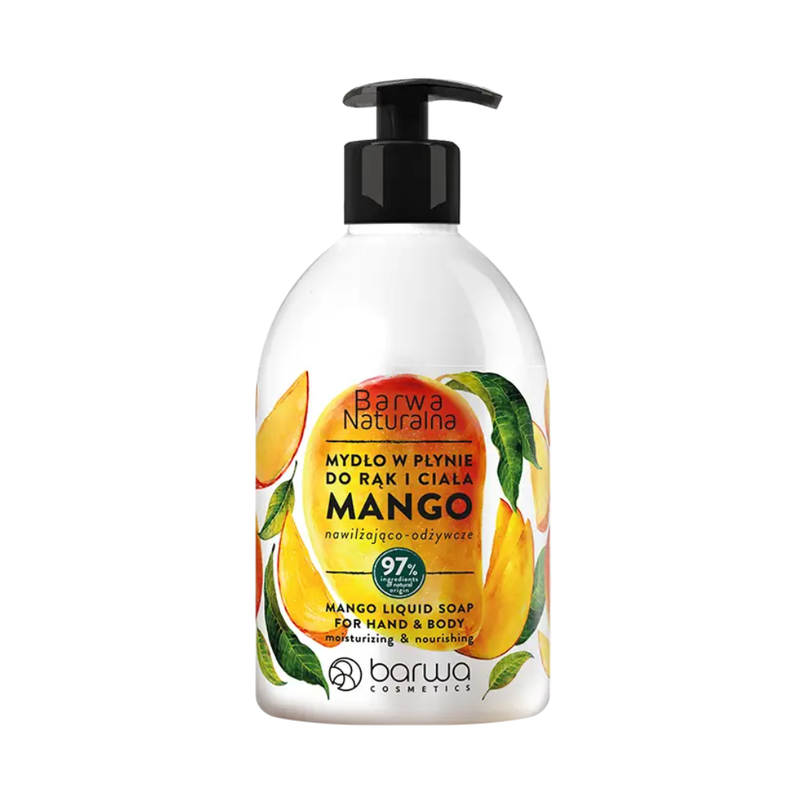 Barwa Naturals Liquid Hand and Body Soap Mango Scent 500ml