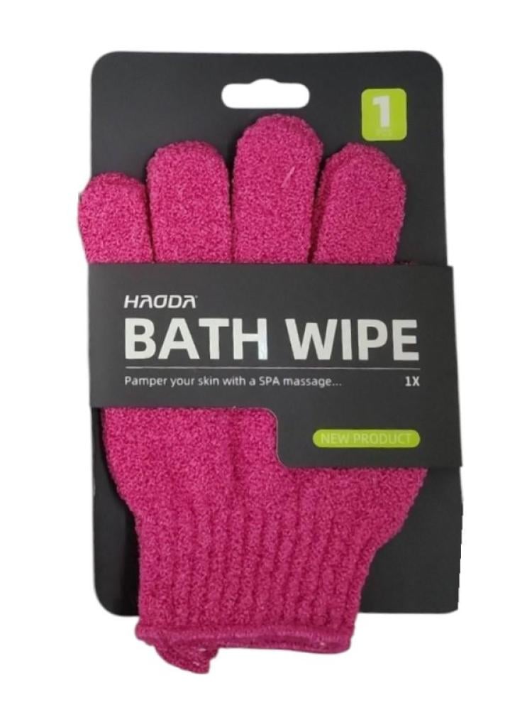Haoda Bath Glove - Dark Pink
