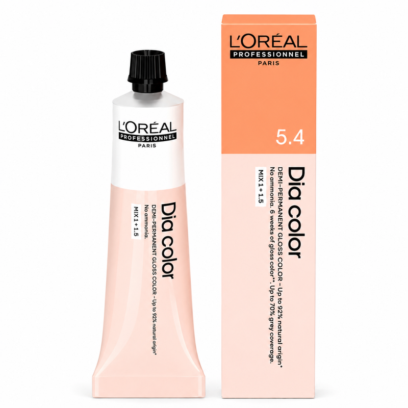 Loreal Professionnal Dia Color Light Copper Brown 5.4 Hair Dye 60ml