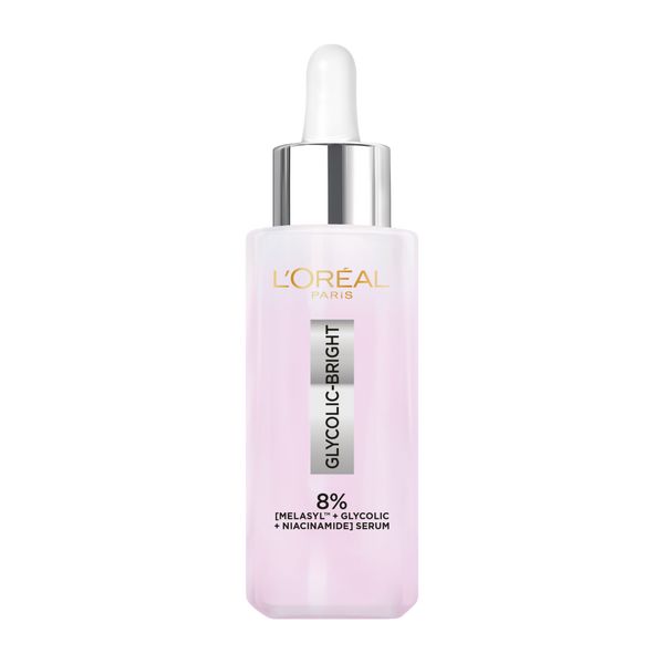 Glycolic Acid Serum Brightening Glowing Skin L'Oreal 30ml