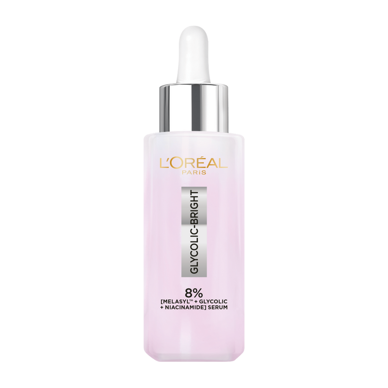 Glycolic Acid Serum Brightening Glowing Skin L'Oreal 30ml