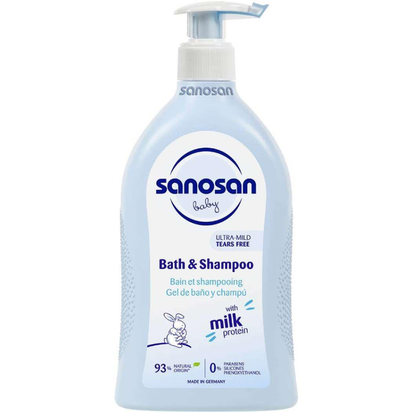 Buy Baby Bath And Shampoo Gentle Cleansing For Sensitive Skin Sanosan 500ml