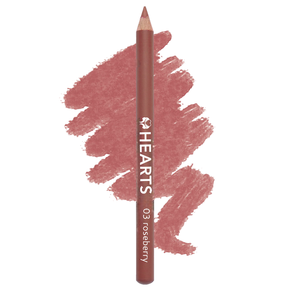 Best Lip Liner 2022 Rose Berry Precise Definition 03 HEARTS 1.5g