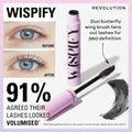 Revolution Whispy Eye Makeup Set, Volumizing Mascara & Liquid Eyeliner, 2-Piece