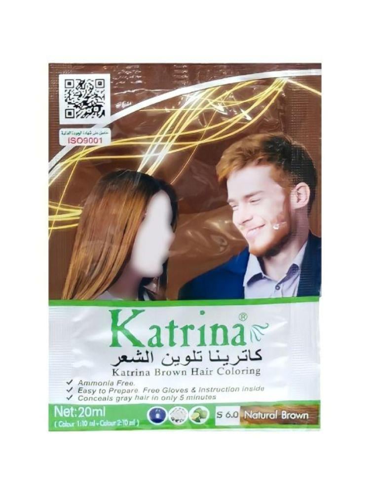 Best Hair Color Shampoo for Gray Hair Natural Brown Katrina 200ml