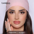 Monthly Contact Lenses Cappuccino HydraClear Natural Look Luminous 2 Pack