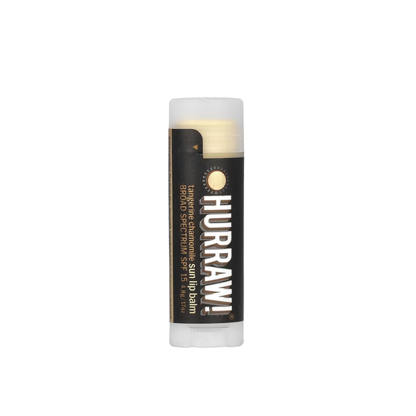 Hurraw! Lip Balm SPF 15 Mandarin Chamomile, 4.8g