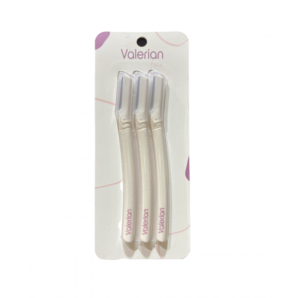 Valerian Women's Razors for Face and Body, 3-Piece Set