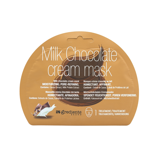 Cream Face Mask Milk Chocolate Nourishing Glow IN GREDIENTS