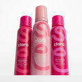 Clara Hair Styling Set: Mousse, Shine Spray, Dry Shampoo with Free Bag
