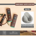 Blonde Hair Dye 9.11 Very Light Ash Permanent Color Salvatore 60g