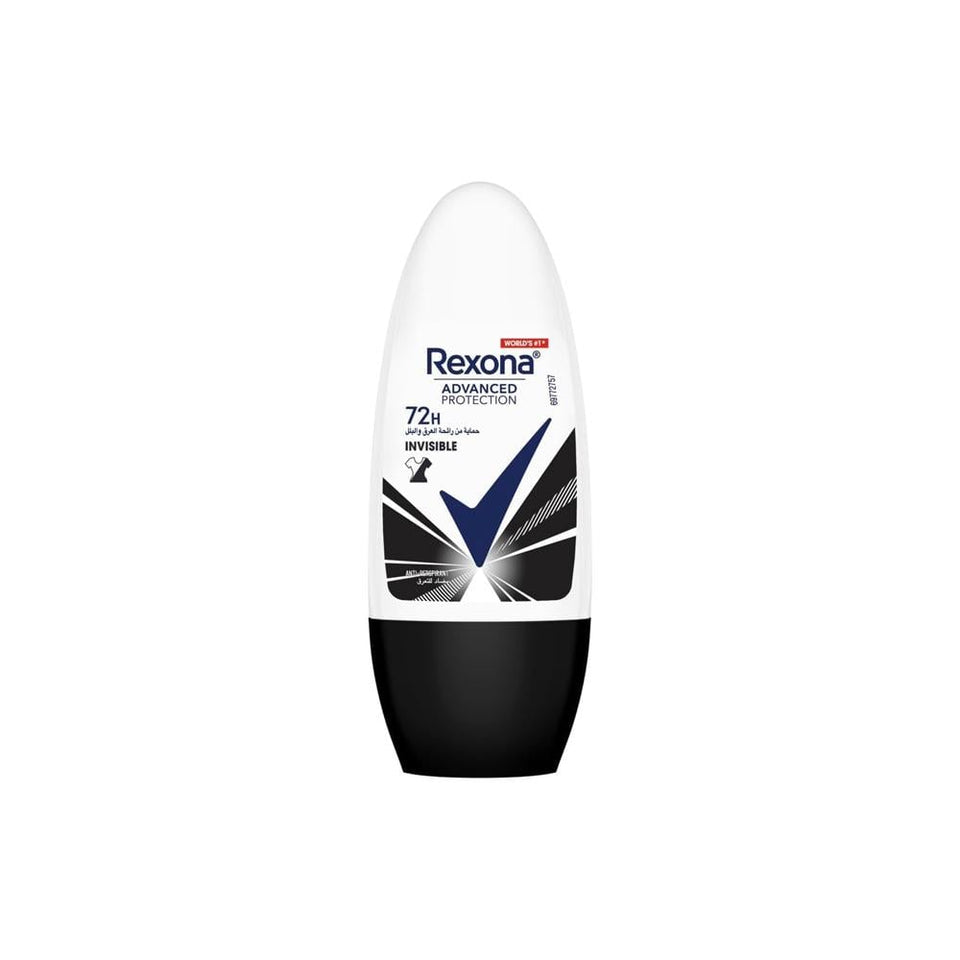 Rexona Invisible Dry Antiperspirant Roll-On for Women 72 Hour Protection 50ml
