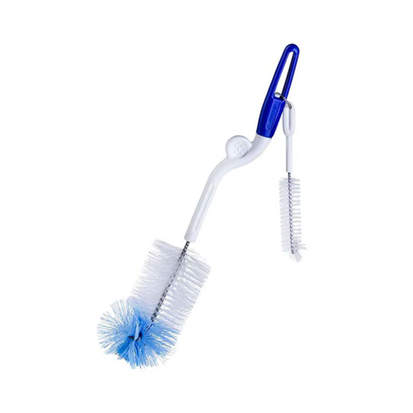 Pigeon 2-in-1 Bottle Cleaning Brush Silicone Bristles Scratch-Free