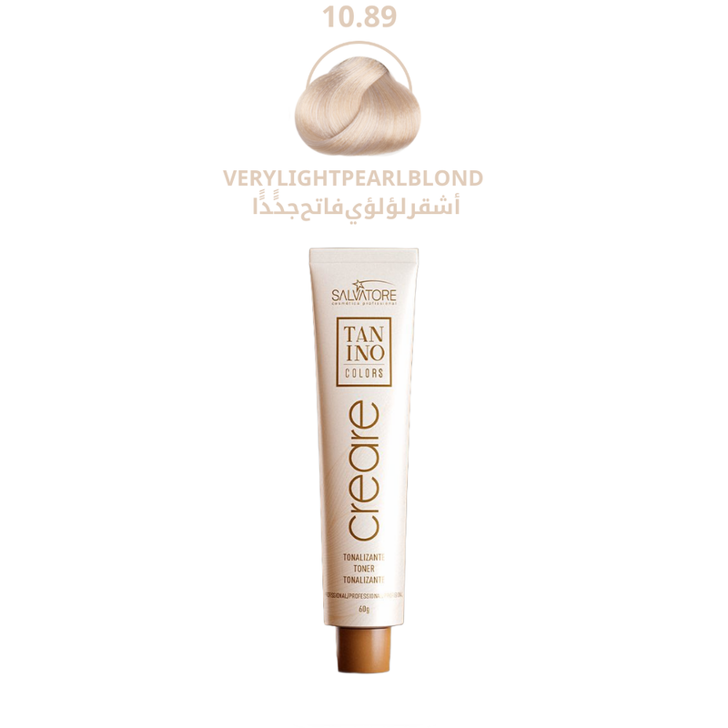 Blonde Hair Dye Very Light Pearl Blonde 10.89 Tanino Technology Salvatore 60g