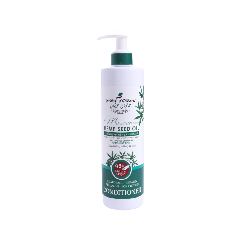Smoothing Conditioner for Frizzy Hair Hemp Seed Oil Garden Olean 380ml