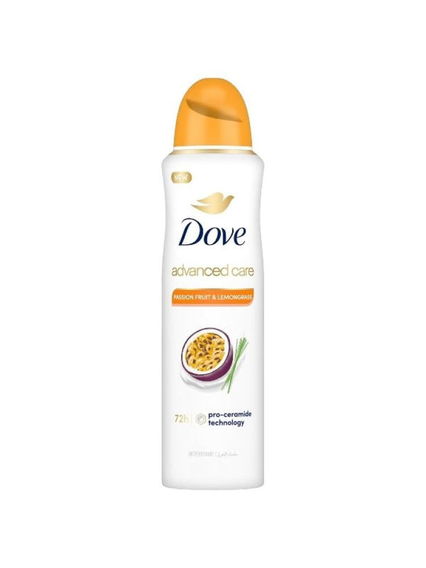Dove Antiperspirant Spray Advanced Care Passionfruit & Lemongrass 150ml