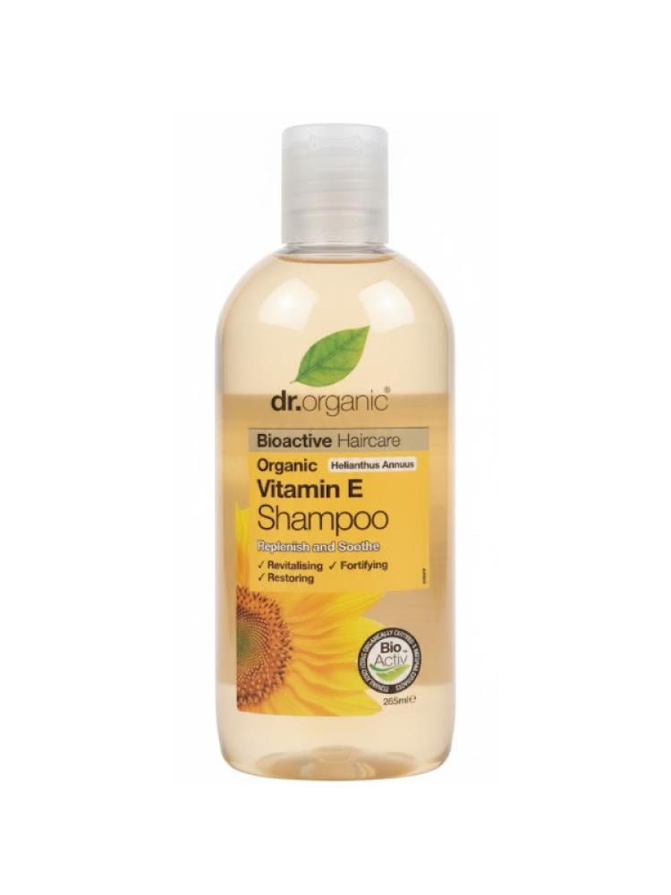 Dr. Organic Vitamin E Shampoo for Hair Renewal & Soothing - 265ml