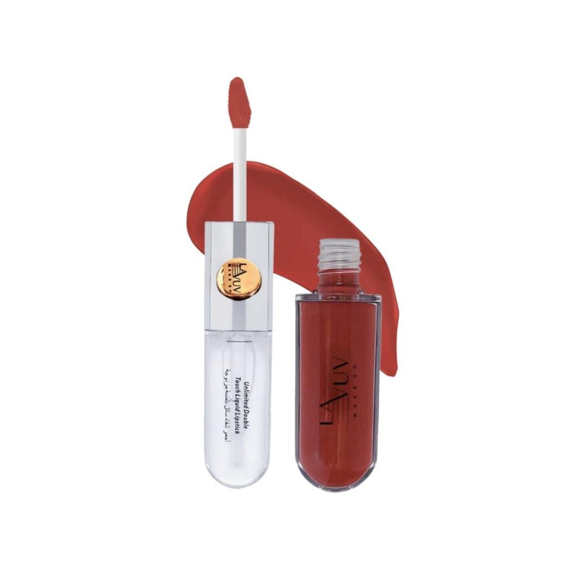 Lavuv Liquid Lipstick and Ultra Shine Lip Gloss, 16-Hour Wear, Shade 204