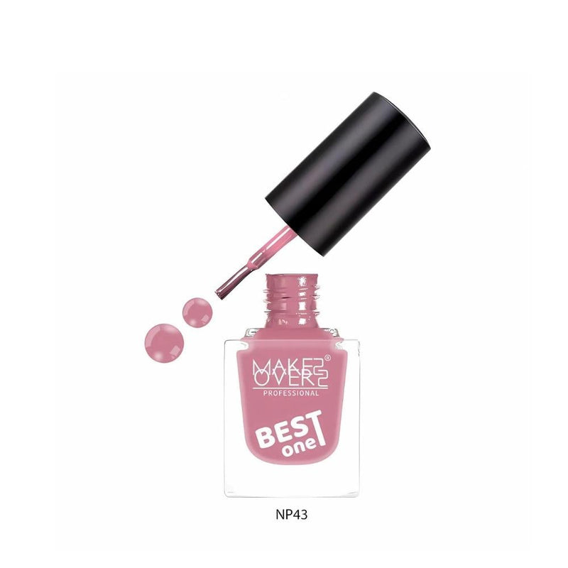 Make Over 22 Nail Polish NP43 Clear Coverage Quick Drying High Hold