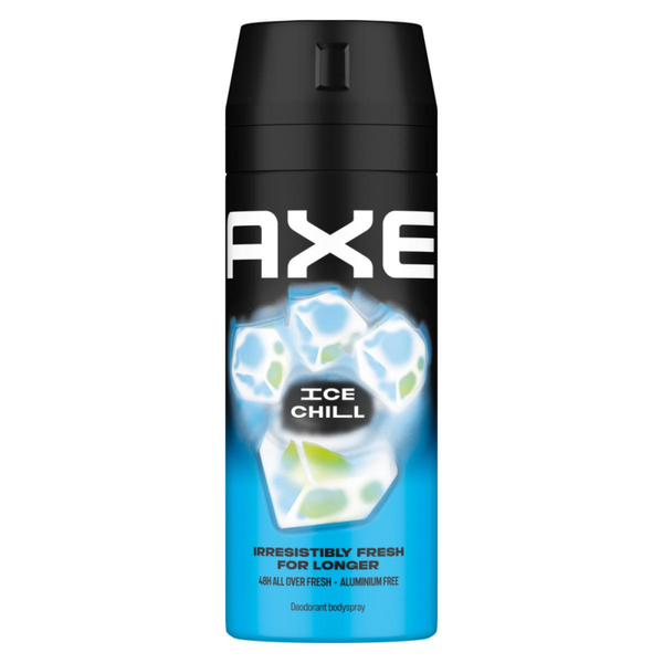 Axe Deodorant Spray Ice Chill Cooling Scent Men 150ml