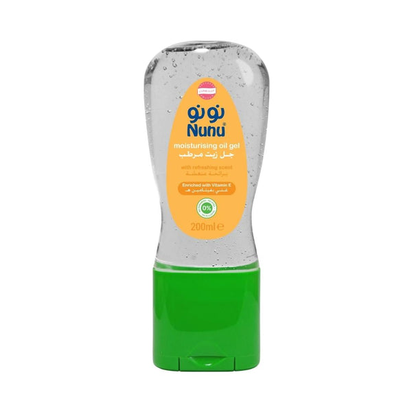 Nunu Moisturizing Oil Gel, Deep Hydration, All Skin Types, 200ml