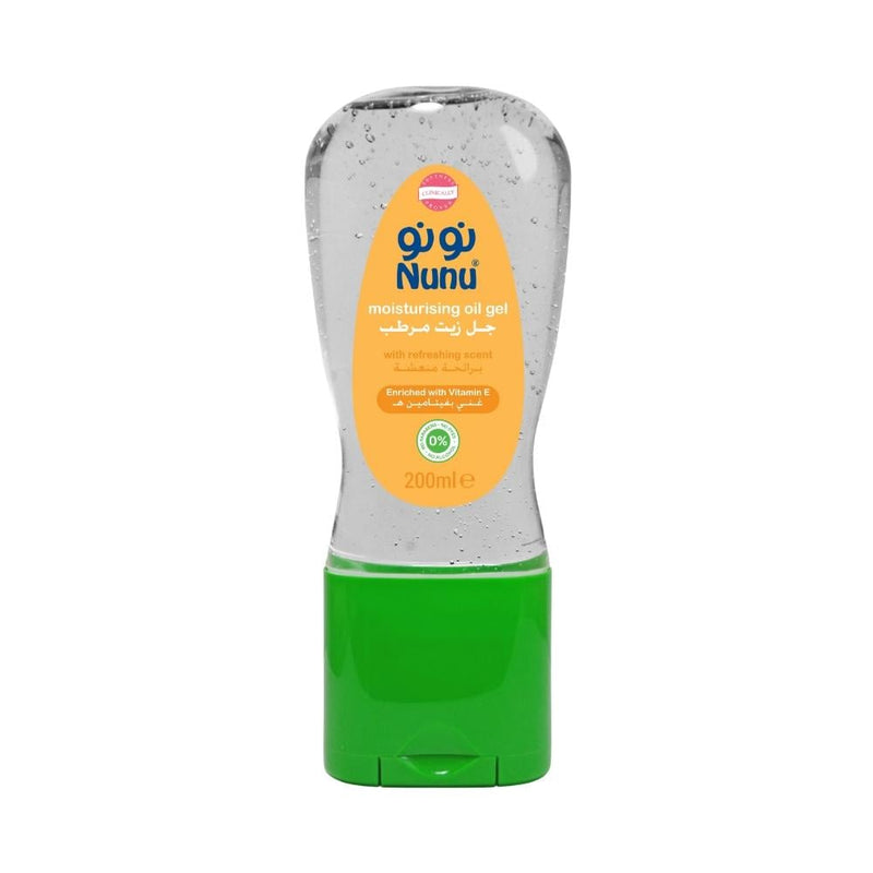 Nunu Moisturizing Oil Gel, Deep Hydration, All Skin Types, 200ml