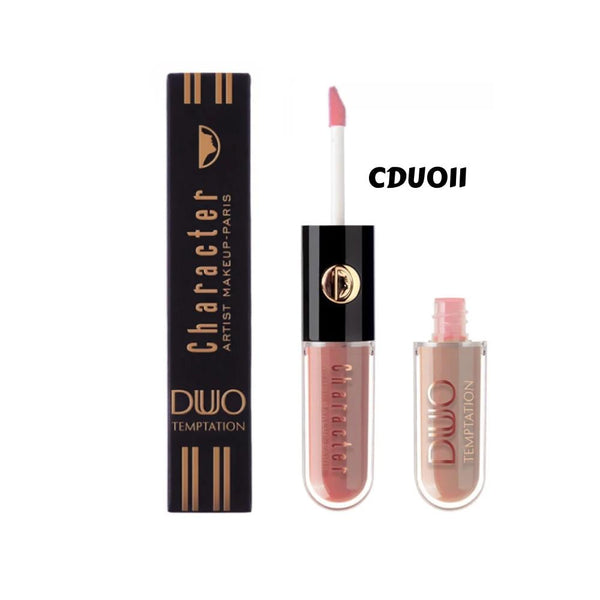 Character Liquid Lipstick and Lip Gloss Duo CDU011 12-Hour Wear