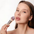 Neverti Professional Powder Brush F01, Dense Bristles, Face Makeup Tool