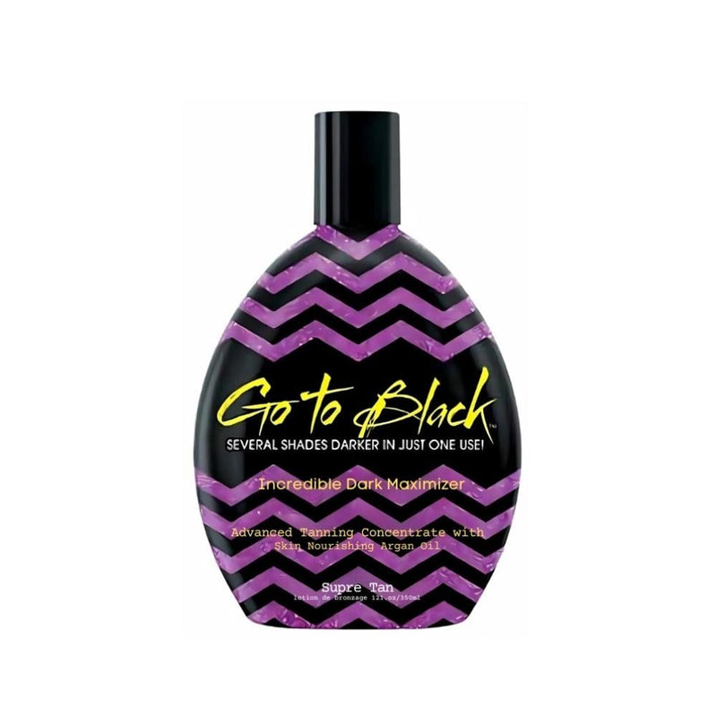 Super Tan Go To Black Dark Maximizer Tanning Lotion with Tyrosine, 350ml