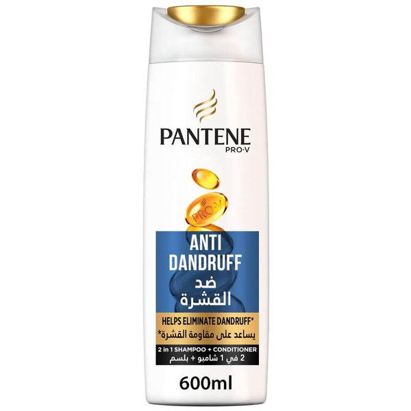 Pantene 2 in 1 Shampoo and Conditioner Anti-Dandruff Formula 600ml