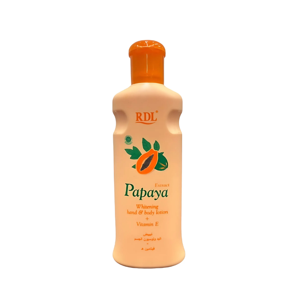 Rdl Papaya Body Lotion Brightening Papain Enzyme 210ml