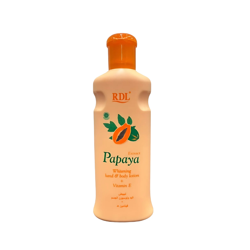 Rdl Papaya Body Lotion Brightening Papain Enzyme 210ml