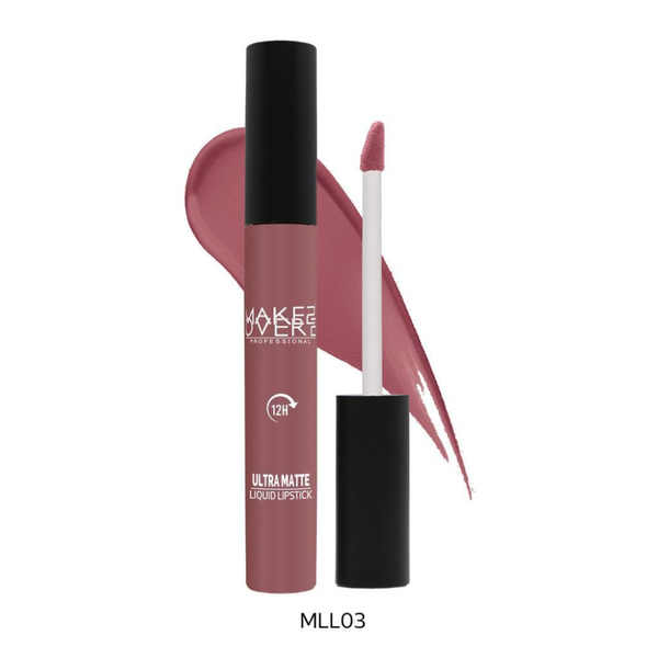 Matte Liquid Lipstick MLL03 Smudge-Proof Intense Colour Make Over22 5ml