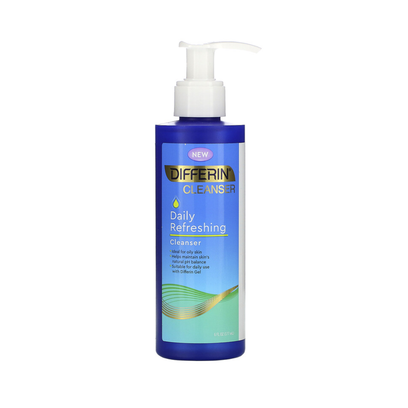 Facial Cleanser for Oily Skin Refreshing Oil Control Differin 117ml