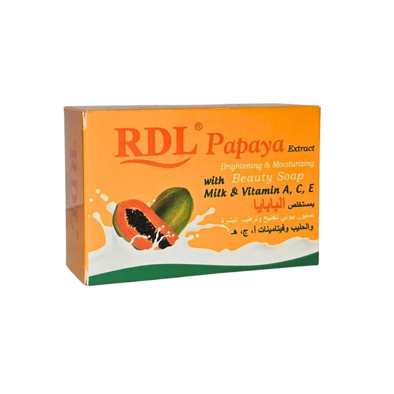 Rdl Papaya and Milk Soap with Vitamins A, C, E, 128g