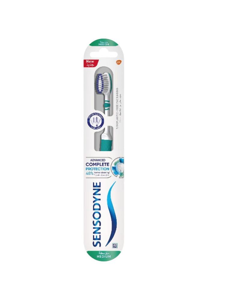 Toothbrush for Sensitive Teeth Complete Protection Medium Sensodyne Assorted
