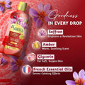 Vatika Saffron Body Wash Moisturizing Skin Cleanser 500ml