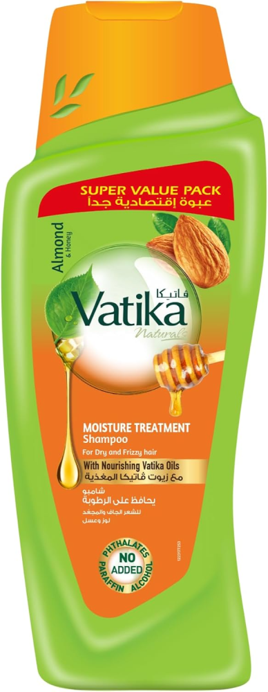 Best Shampoo For Hard Water Moisture Treatment Almond & Honey Vatika 700ml