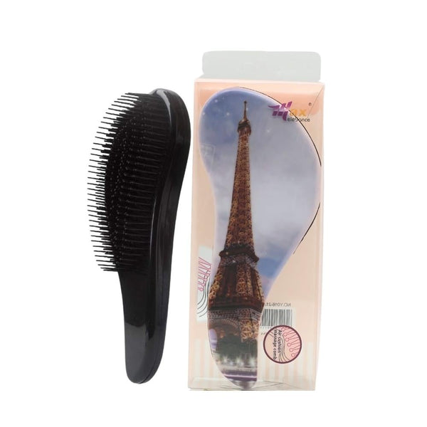 Max Elegance Detangling Hairbrush Flexible Bristles Ergonomic Handle Random Color