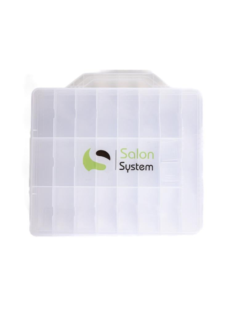 Salon System Nail Polish Organizer Box - Manicure Tool Storage