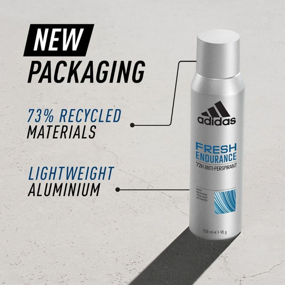 Adidas Fresh Endurance Deodorant Spray for Men 150ml