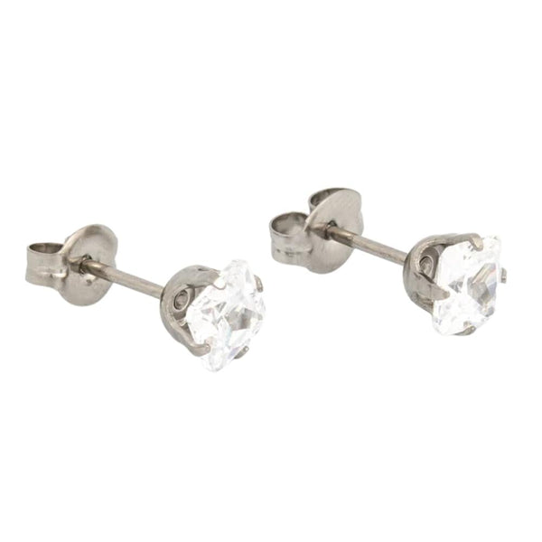 Studex Medical Earring S749 Zircon Stud Nickel-Free Gold-Plated