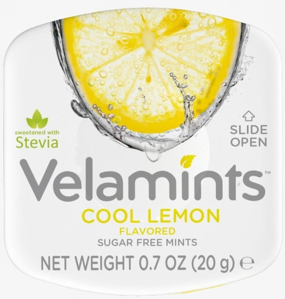 Velamints Lemon Lozenges Sugar Free - Refreshing Taste - 20G