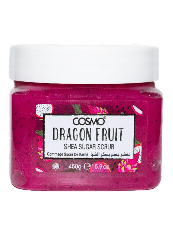 Shea Sugar Scrub Exfoliating Dragon Fruit Cosmo 450g
