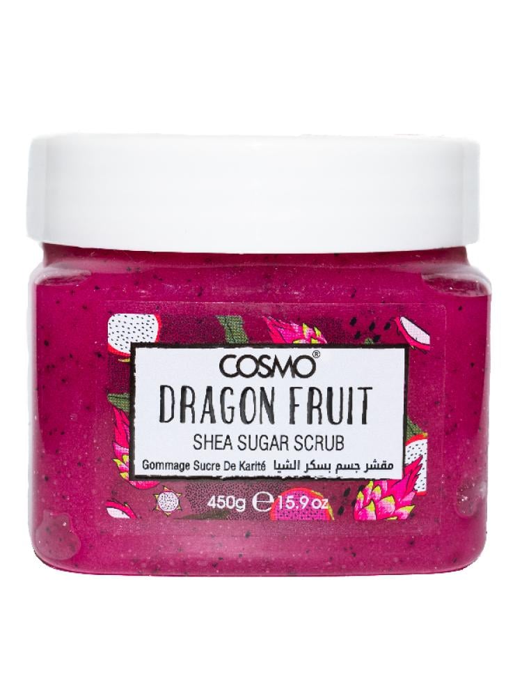 Shea Sugar Scrub Exfoliating Dragon Fruit Cosmo 450g
